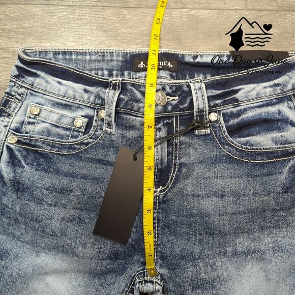 Miss Me Fleur Boot Cut Jeans Size 28 (6) - Picture 4 of 6